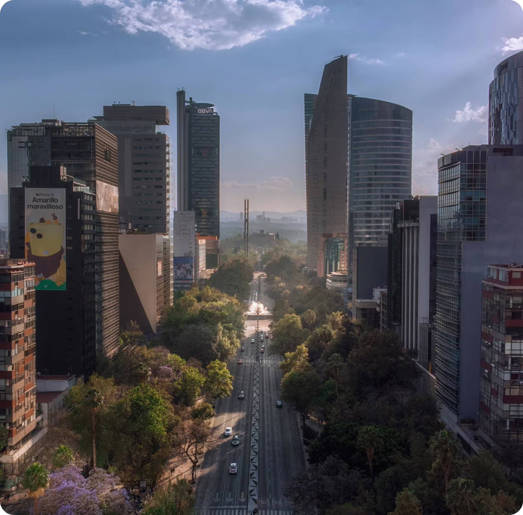 Mexico City business district